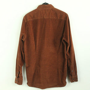 Second Hand TOMMY HILFIGER Cordhemd Gr. L braun Cord SLIM FIT langarm (*)
