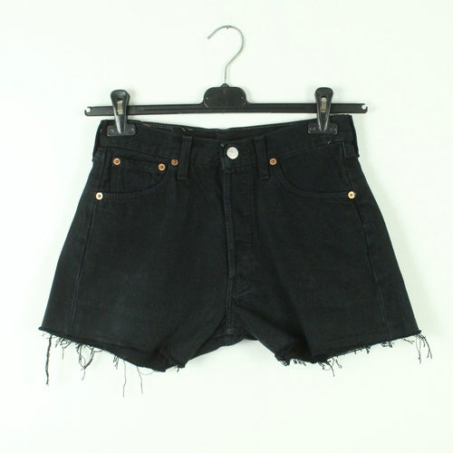 Second Hand LEVI'S Jeansshorts W29 schwarz Mod. 501 Denim Shorts (*)