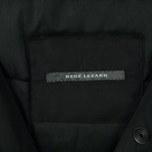 Laden Sie das Bild in den Galerie-Viewer, Second Hand RENE LEZARD Parka Gr. 44 schwarz uni Mantel (*)