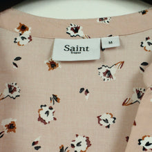 Laden Sie das Bild in den Galerie-Viewer, Second Hand SAINT TROPEZ Kleid Gr. M rosa abstrakt geblümt (*)