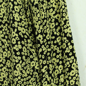 Second Hand MSCH COPENHAGEN Bluse Gr. XS schwarz gelb geblümt (*)