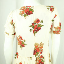 Laden Sie das Bild in den Galerie-Viewer, Second Hand TOPSHOP Kleid Gr. 40 beige mehrfarbig geblümt (*)