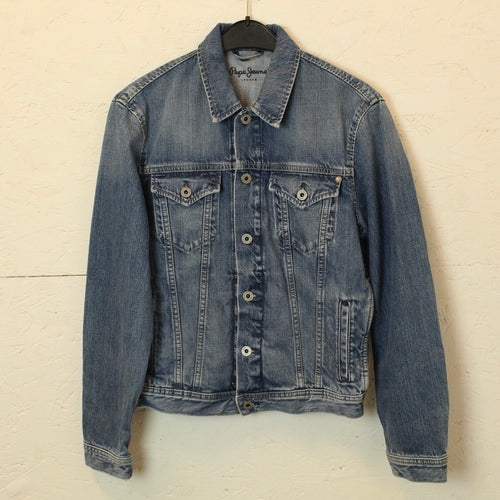 Second Hand PEPE JEANS Jeansjacke Gr. M blau (*)