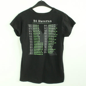 Vintage ED SHEERAN T-Shirt / Bandshirt Gr. L schwarz mit Print und Backprint (*)