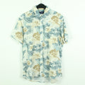 Second Hand SAND COPENHAGEN Hemd Gr. L gemustert Hawaii Look kurzarm (*)