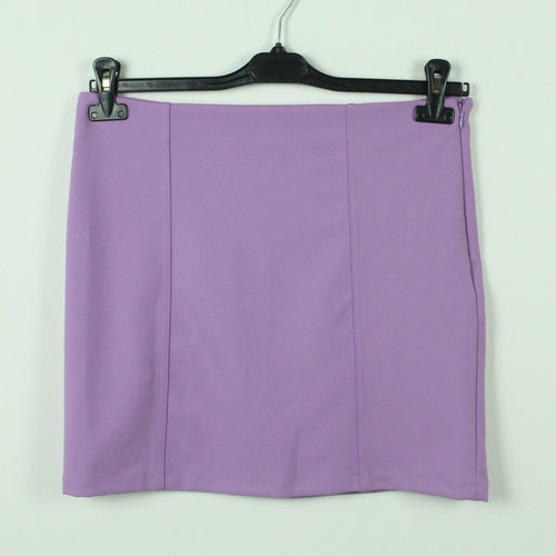 Second Hand ZARA Rock Gr. L flieder uni Minirock (*)