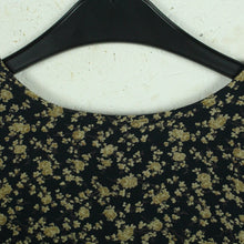Laden Sie das Bild in den Galerie-Viewer, Second Hand GANNI Bluse Gr. S blau mehrfarbig geblümt (*)