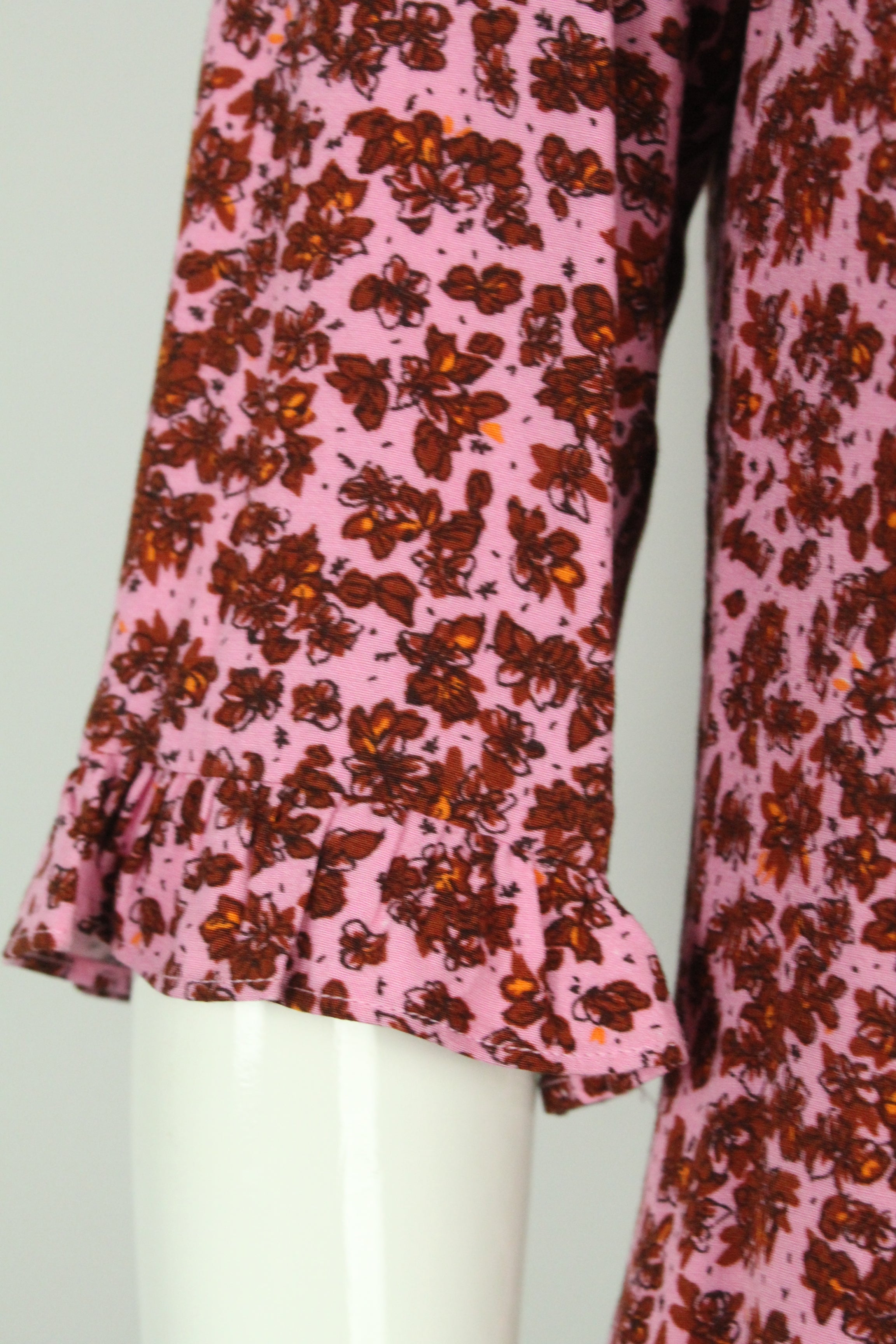 Second Hand NOA NOA Bluse Gr. 36 pink rot geblümt (*)