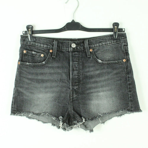 Second Hand LEVI'S PREMIUM Jeansshorts Gr. 29 grau Mod. 501 Denim Shorts (*)