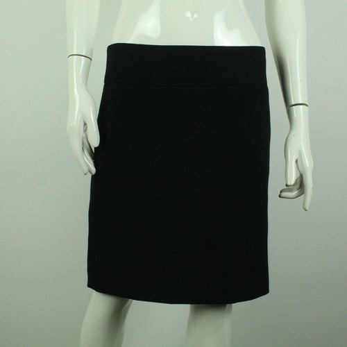 Second Hand HALLHUBER Rock mit Wolle Gr. 38 schwarz uni (*)