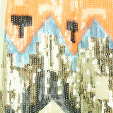 Laden Sie das Bild in den Galerie-Viewer, Second Hand DRY LAKE Pailettenrock Gr. S Modell: Ida Skirt mehrfarbig (*)