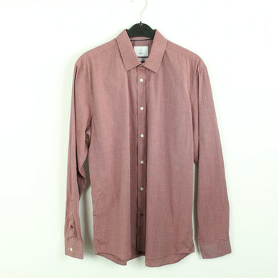 Second Hand BLÄCK Hemd Gr. M rot langarm - regular fit (*)
