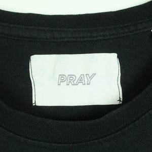 Second Hand HOUSE OF PRAY T-Shirt Gr. M schwarz mit Print (*)