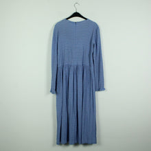 Laden Sie das Bild in den Galerie-Viewer, Second Hand MADS NORGAARD Maxikleid Gr. 38 blau weiß gestreift (*)