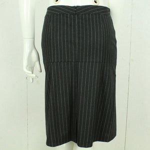 Second Hand JIL SANDER Rock Gr. 36 anthrazit Nadelstreifen (*)