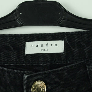 Second Hand SANDRO PARIS Jeans Gr. 38 schwarz (*)