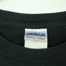 Laden Sie das Bild in den Galerie-Viewer, Vintage STATUS QUO T-Shirt / Bandshirt Gr. M schwarz mit Print und Backprint (*)