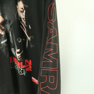 Second Hand BERLIN LEBT 2 Longsleeve Gr. One Size schwarz mit Print BERLIN LEBT 2 CAPI SAMRA(*)