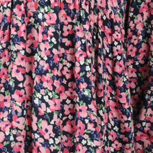 Laden Sie das Bild in den Galerie-Viewer, Second Hand PIECES Bluse Gr. L mehrfarbig geblümt Langarmbluse (*)