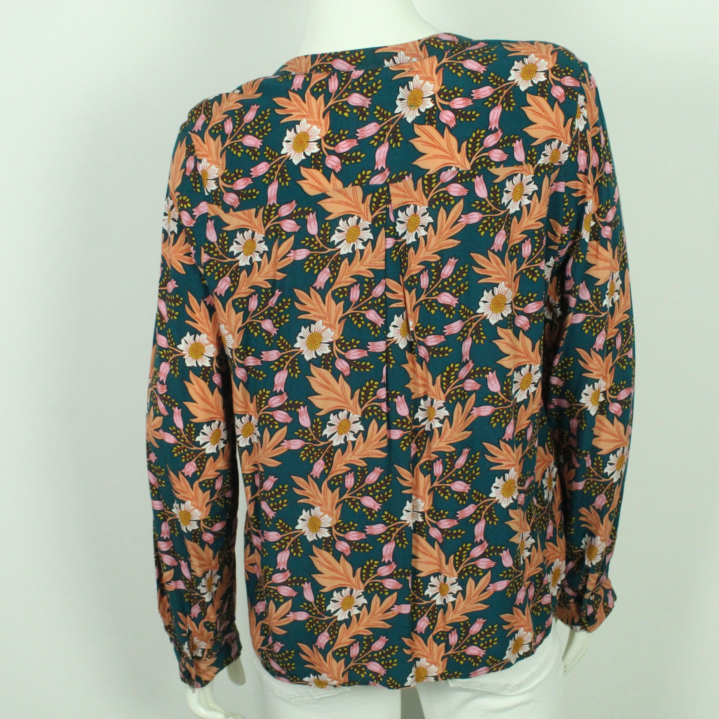 Second Hand LOLLYS LAUNDRY Bluse Gr. L mehrfarbig geblümt (*)