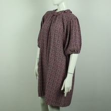 Laden Sie das Bild in den Galerie-Viewer, Second Hand BOII Kleid Gr. L schwarz rosa mehrfarbig geblümt (*)