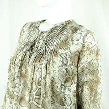 Laden Sie das Bild in den Galerie-Viewer, Second Hand PRINCESS GOES HOLLYWOOD Bluse Gr. 36 beige braun Animalprint (*)