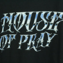 Laden Sie das Bild in den Galerie-Viewer, Second Hand HOUSE OF PRAY T-Shirt Gr. M schwarz mit Print (*)