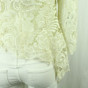 Second Hand MINX Bluse Gr. 36 creme Mod. Gloria Spitzenbluse Bluse NEU (*)