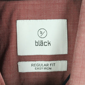 Second Hand BLÄCK Hemd Gr. M rot langarm - regular fit (*)