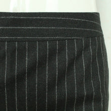 Laden Sie das Bild in den Galerie-Viewer, Second Hand JIL SANDER Rock Gr. 36 anthrazit Nadelstreifen (*)