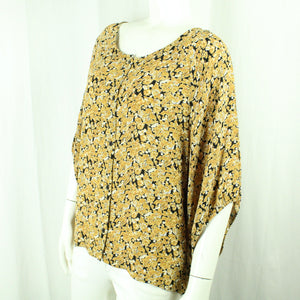 Second Hand GANNI Bluse Gr. M mehrfarbig geblümt (*)