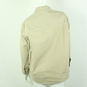 Second Hand ASOS Jeanshemd Gr. 38 UK 10 beige uni Hemd (*)