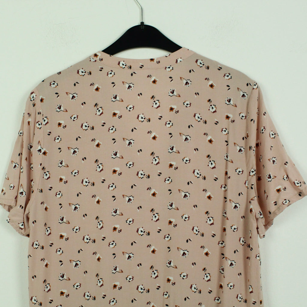 Second Hand SAINT TROPEZ Kleid Gr. M rosa abstrakt geblümt (*)