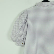 Laden Sie das Bild in den Galerie-Viewer, Second Hand ENVII Kleid Gr. S flieder weiß kariert (*)