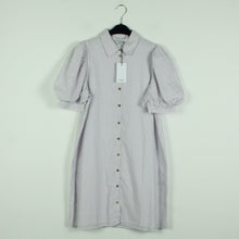 Laden Sie das Bild in den Galerie-Viewer, Second Hand ENVII Kleid Gr. S flieder weiß kariert (*)