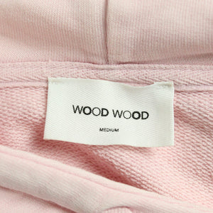 Second Hand WOOD WOOD Hoodie Gr. M rosa uni Sweatshirt (*)