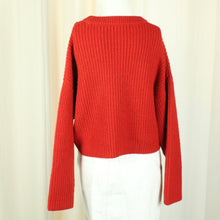 Laden Sie das Bild in den Galerie-Viewer, Second Hand ENVII Pullover Gr. S rot uni Strick (*)