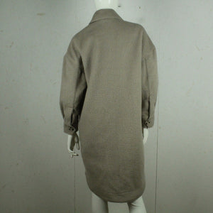 Second Hand GINA TRICOT Mantel mit Wolle Gr. XS beige grau (*)