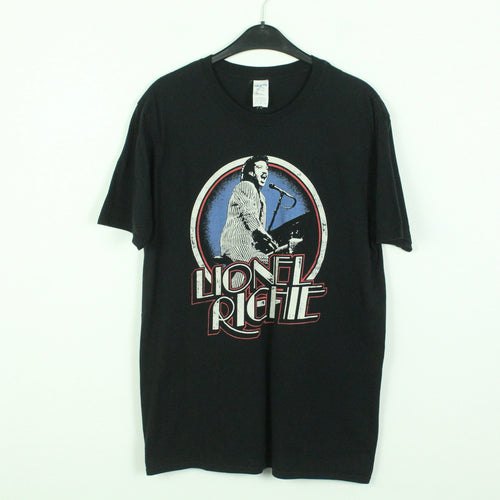 Vintage LIONEL RICHIE T-Shirt / Bandshirt Gr. L schwarz mit Print (*)