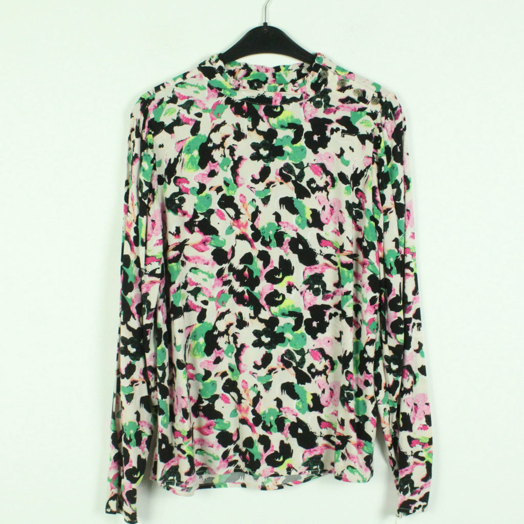 Second Hand FREEQUENT Bluse Gr. L bunt gemustert (*)