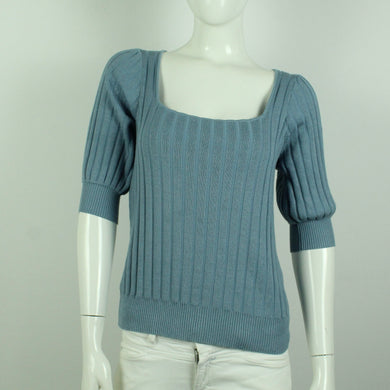 Second Hand NOA NOA Pullover Gr. M blau uni Strick (*)