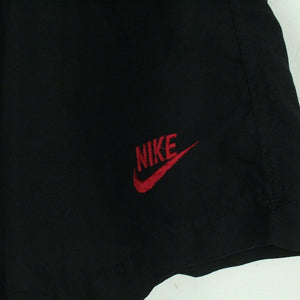 Vintage NIKE Sportshorts Gr. M schwarz mit Stickerei Shorts