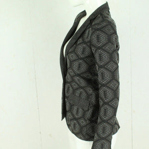 Second Hand ACOTÉ Blazer Jacke Gr. XS schwarz mehrfarbig gemustert (*)