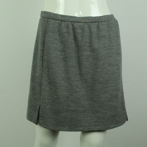 Second Hand BALENCIAGA Wollrock Gr. 38 grau Minirock (*)