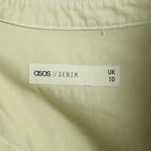 Laden Sie das Bild in den Galerie-Viewer, Second Hand ASOS Jeanshemd Gr. 38 UK 10 beige uni Hemd (*)