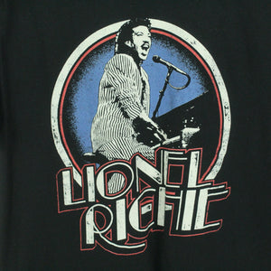Vintage LIONEL RICHIE T-Shirt / Bandshirt Gr. L schwarz mit Print (*)