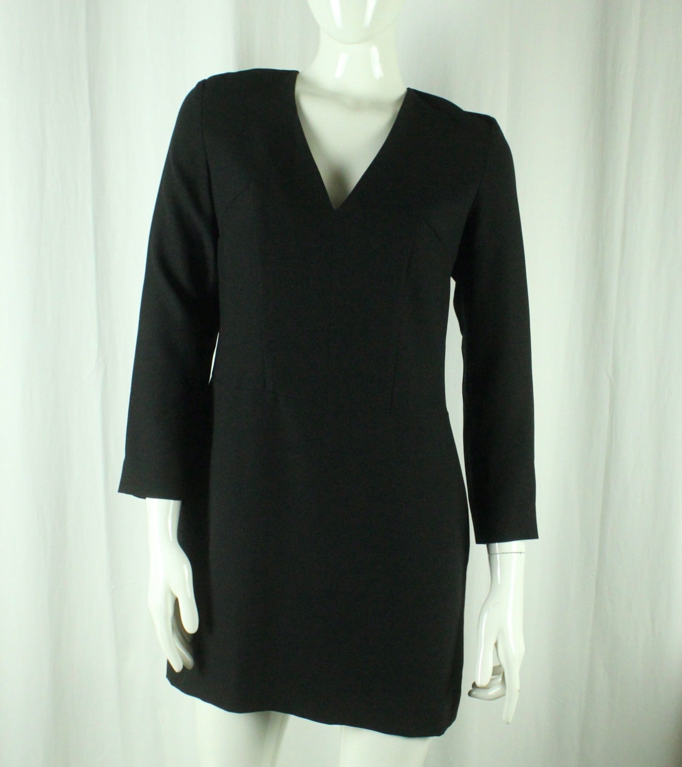 Second Hand & OTHER STORIES Kleid Gr. 38 schwarz Langarmkleid (*)