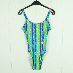 Vintage Badeanzug Gr. L bunt gemustert 80s 90s Beachwear