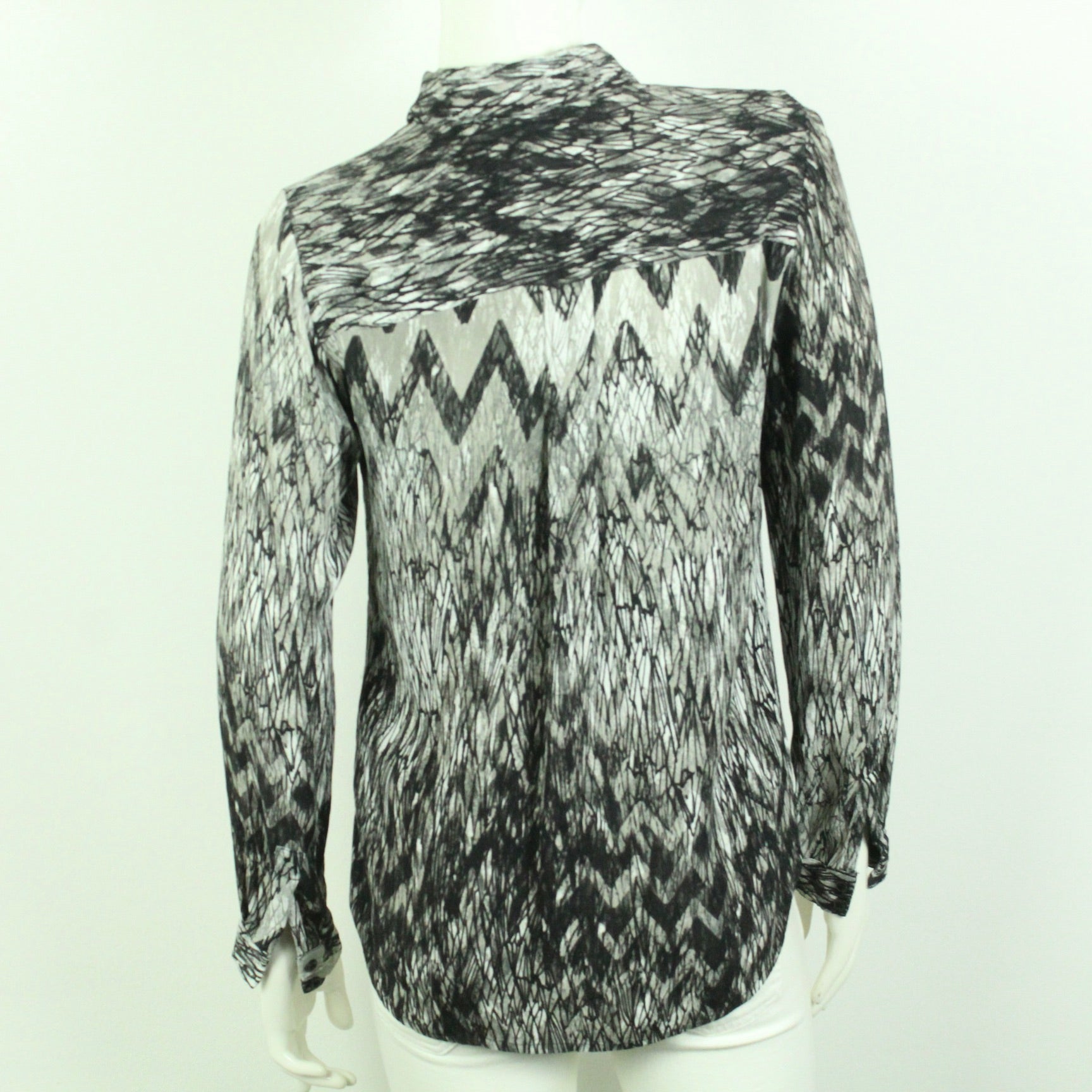 Second Hand KAREN BY SIMONSEN Bluse Gr. 40 schwarz gemustert Modell Telena Shirt (*)