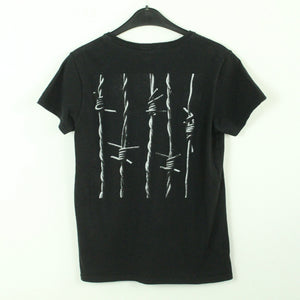 Vintage CASPER T-Shirt / Bandshirt Gr. M schwarz mit Print und Backprint LANG LEBE DER TOD (*)